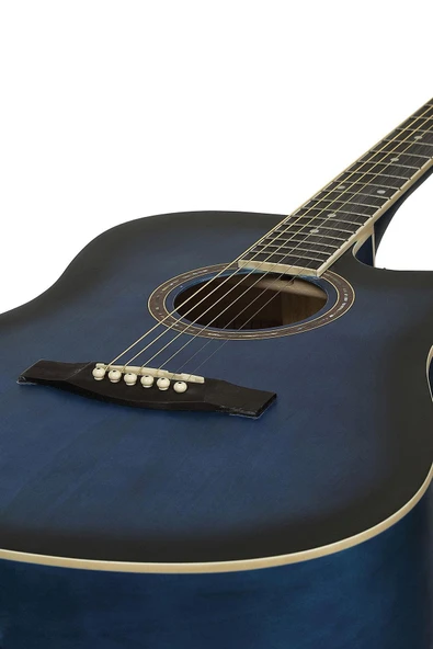 Zoppran Aczp100Bls Mavi Akustik Gitar - 3