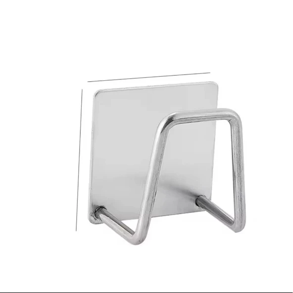 Kendinden Yapışkanlı Çelik Drenaj Rafı Askı 1 Adet - 2