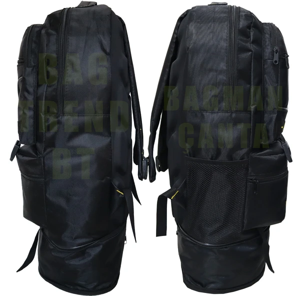 Sırt Çantası,Dağcı Sırt Çantası,60 Litre Hacim,(Siyah) - 4