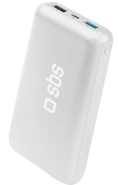 SBS 62265 20000 mAh LED Göstergeli 2 USB Çıkışlı Powerbank