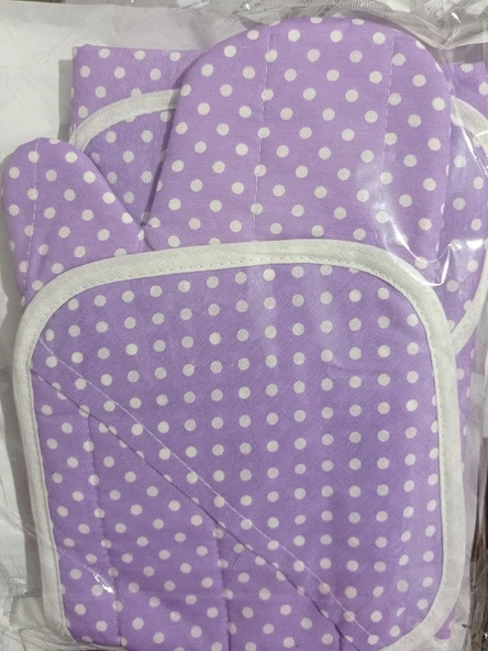 Sevilya Trendy 3lü Set Sıvı Geçirmez Mutfak Önlüğü Takımı - 3