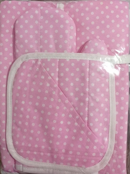 Sevilya Trendy 3lü Set Sıvı Geçirmez Mutfak Önlüğü Takımı - 4