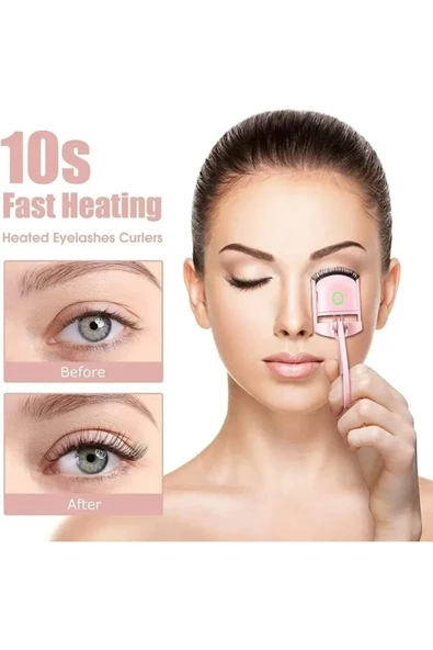 Taşınabilir Elektrikli Isılı Kiprik Kıvırıcı - 3