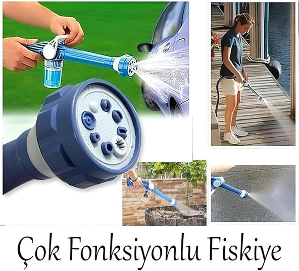 Bahçe Sulama Araç Yıkama Köpürtme Tabancası Deterjan Hazneli - 6