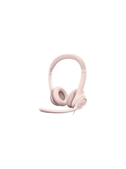 Logitech H390 Rose USB Gürültü Önleyici Kablolu Kulak Üstü Kulaklık