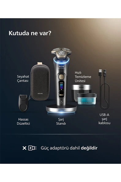 Philips XP9402/31 SkinIQ Pro i9000 Prestige Ultra Islak ve Kuru Elektrikli Tıraş Makinesi - 8