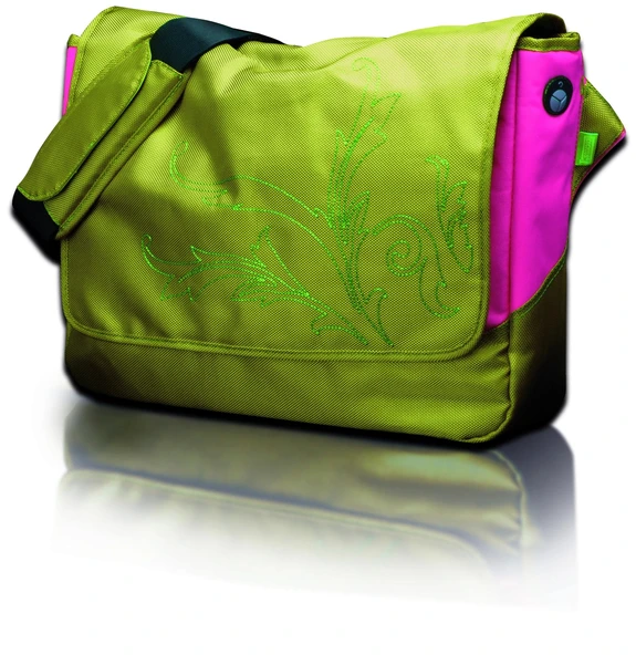 Digitus Günlük Kullanım İçin Uygun Nocturnal Raid Notebook Taşıma Çantası, Yeşil Zeytin/Çingene Pembesi Renk, 42 x 31 x