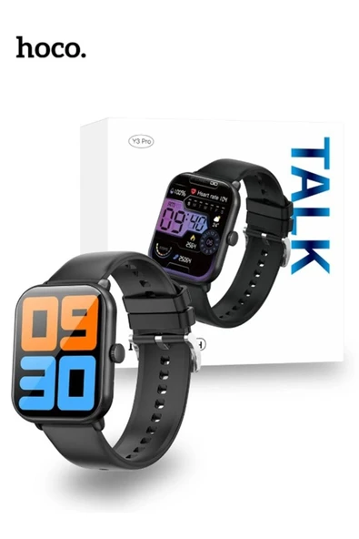 Hoco Watch Y3 Pro Akıllı Saat Dahili Gps Sesli Görüşme 1,69 inç 49 mm Geniş Ekran