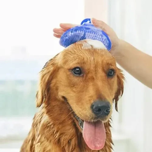 Evcil Hayvan Silikon Tüy Toplama Yıkama Fırçası - 3