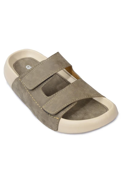 QRAMED Orthopedix Çift Bantlı Cırtlı Unisex Spor Terlik QR25151 - 3