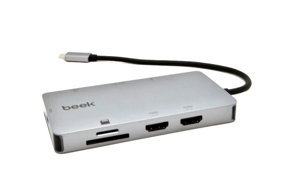 Beek 8 in 1 USB Tip C Docking Station<br>
Beek 8 in 1 Type C to Docking Station