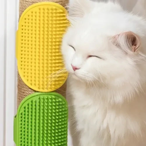Evcil Hayvan Silikon Tüy Toplama Yıkama Fırçası - 2