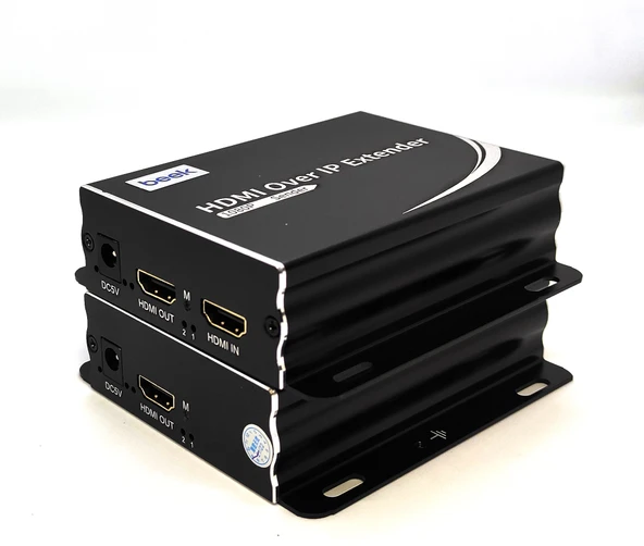 Beek IP HDMI Sinyal Uzatma Cihazı, Alıcı (Receiver) ve Verici (Sender) Birim dahil, 200 metre, 1920x1080P@60Hz, HDMI 1.4, HDCP 1.4, H.264 codec<br>
Beek HDMI over IP Extender, 200m, 1920x1080P@6
