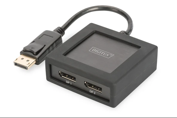 Digitus 2 Port 4K DisplayPort (DP) Çoklayıcı, UltraHD/4K2K/60Hz, 4096 x 2160p<br>
Digitus 4K  DisplayPort Splitter, 1 x 2
