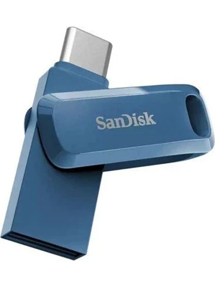 SANDISK Ultra Dual Drive Go 128GB Type-C USB 3.1 SDDDC3-128G-G46NB Navy Blue USB Bellek - 2
