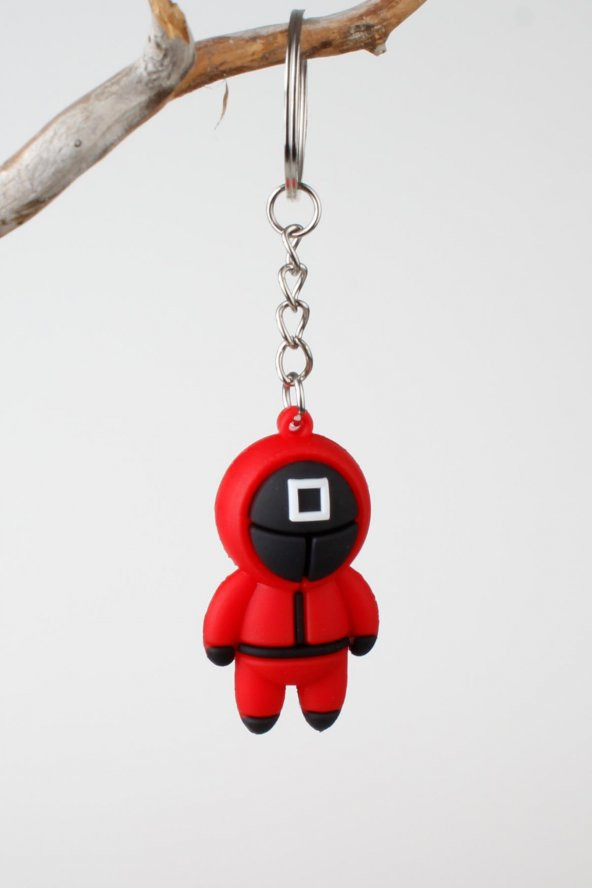 Squid Game Square Man Tekli Anahtarlık - 1