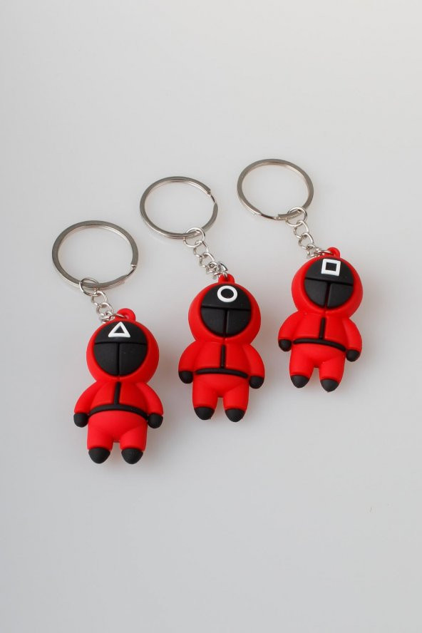 Squid Game Square Man Tekli Anahtarlık - 4
