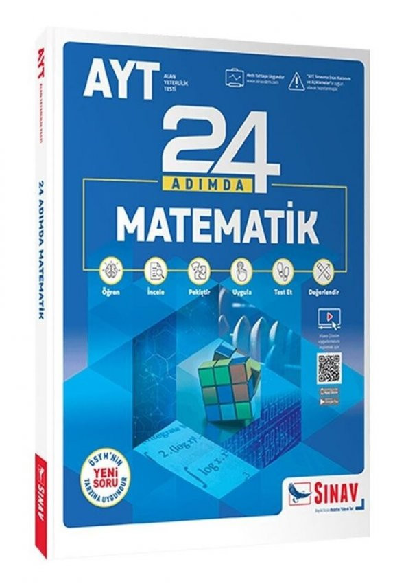 AYT Matematik 24 Adımda Konu Anlatımlı Soru Bankası Sınav Dergisi Yayınları