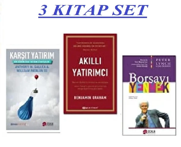 Karşıt Yatırım - Akıllı Yatırımcı - Borsayı Yenmek Seti ürün görseli