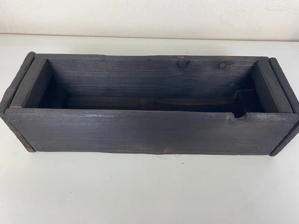 Wood&Pot Dekoratif Yakisugi Saksılık - 55x17x13