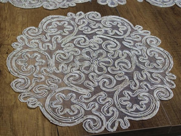 Violet Kordone 7 Parça Yemek Takımı Cappucino - Resim 3