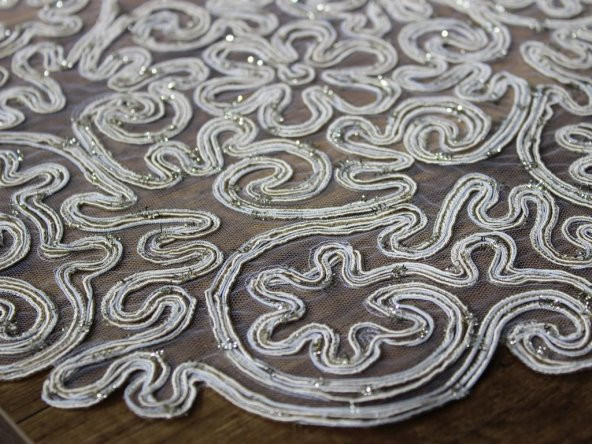 Violet Kordone 7 Parça Yemek Takımı Cappucino - Resim 4