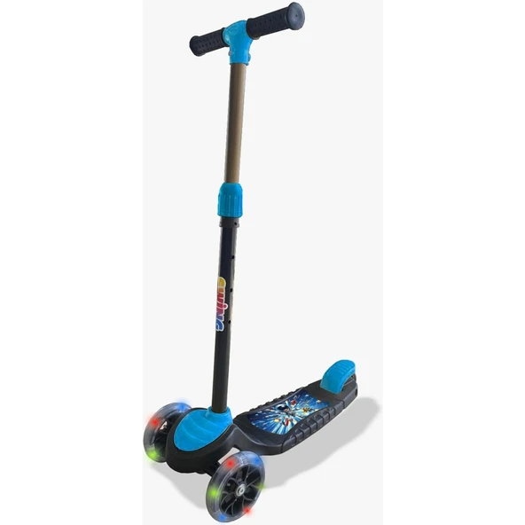 Swing Scooter Işıklı Kutulu Mavi - Resim 2