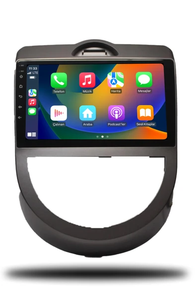 Kia Soul 2011-2013 4GB Ram 32GB Hafıza 4 Çekirdek Carplay Kamera Android Multimedya