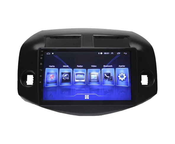 Toyota Rav4 2007-2012 8GB Ram 128GB Hafıza 8 Çekirdek Carplay Kamera Android Multimedya ürün görseli 1