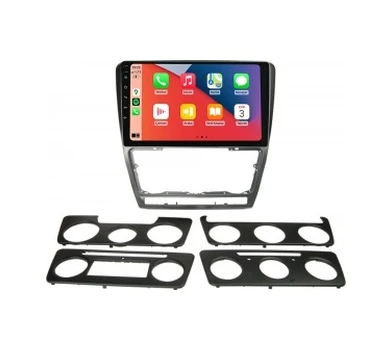 Skoda Octavia 2007-2012 Gri 6GB Ram 128GB Hafıza 8 Çekirdek Carplay Kamera Android Multimedya - 2