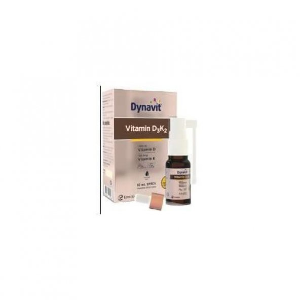 Dynavit Vitamin D3K2 Sprey 10 ml