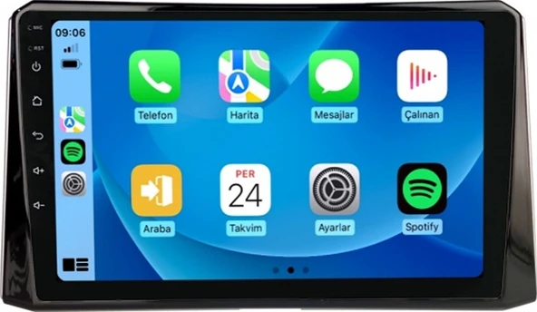 Toyota Corolla 2019-2024 4GB Ram 32GB Hafıza 4 Çekirdek Carplay Kamera Android Multimedya ürün görseli