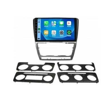 Skoda Octavia 2007-2012 Gri 6GB Ram 128GB Hafıza 8 Çekirdek Carplay Kamera Android Multimedya