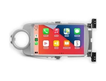 Toyota Yaris 2012-2019 Gri 6GB Ram 128GB Hafıza 8 Çekirdek Carplay Kamera Android Multimedya - 2