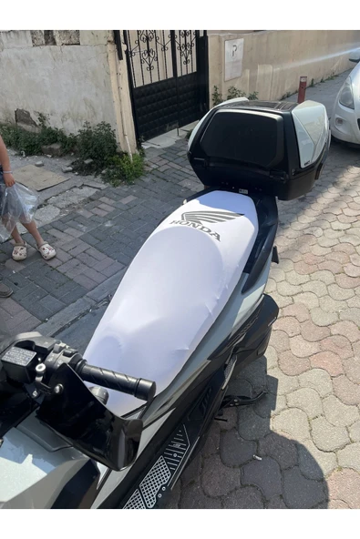 Honda Forza Tüm Yıllara Uyumlu Beyaz Koltuk Kılıfı - 2