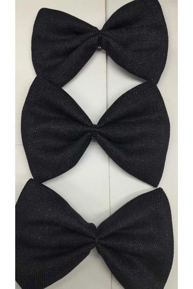 FİYONK TOKA KOT DESENLİ /GENÇ/KIZ PENSLİ 2'Lİ TOKA EL YAPIMI