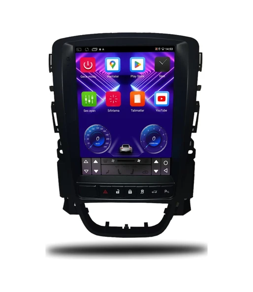 Opel Astra J Tesla 2010/2021 8GB Ram 128GB Hafıza Carplay Kamera Android Multimedya - Resim 3