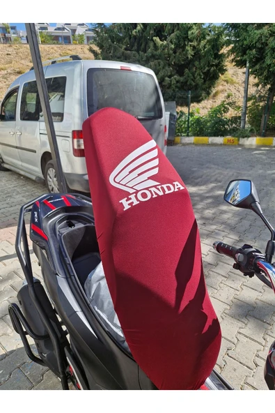 Pcx Tüm Yıllara Uygun Bordo Rengi Koltuk Kılıfı Scuba Kumaş Hediyeli Paket - 3