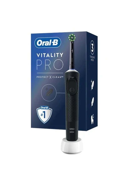 ORAL B D103 Vitality Pro Cross Action Şarjlı Diş Fırçası Siyah