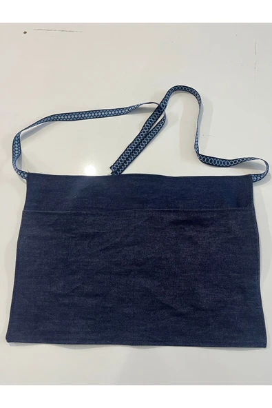 İKİ CEPLİ KOT ÖNLÜK | Tesisatçı,Tamirci,Aşçı,İşçi,Terzi Her Mesleğe Uyumlu Dayanıklı Önlük - 3