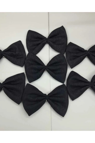 FİYONK TOKA KOT DESENLİ /GENÇ/KIZ PENSLİ 2'Lİ TOKA EL YAPIMI - 4