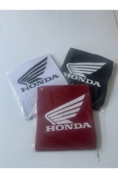 Honda Pcx,Dio,Activa S,SH Uyumlu 3'lü Siyah-Beyaz-Kırmızı Kampanyalı Koltuk Kılıfı - 1