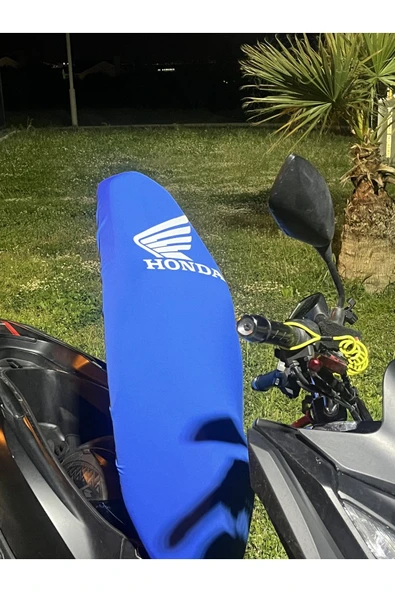 Honda Pcx,Dio,Activa S,SH Uyumlu Koltuk Kılıfı Mavi Hediyeli Paket - 2