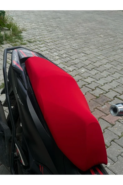 UNİVERSAL SCOOTER UYUMLU KIRMIZI KOLTUK KILIFI