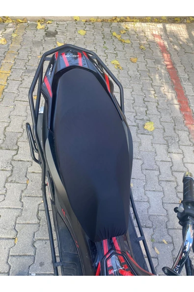 SCOOTER UNİVERSAL  HER MODELE UYUMLU KILIFI DÜZ SİYAH KALİTELİ - 3