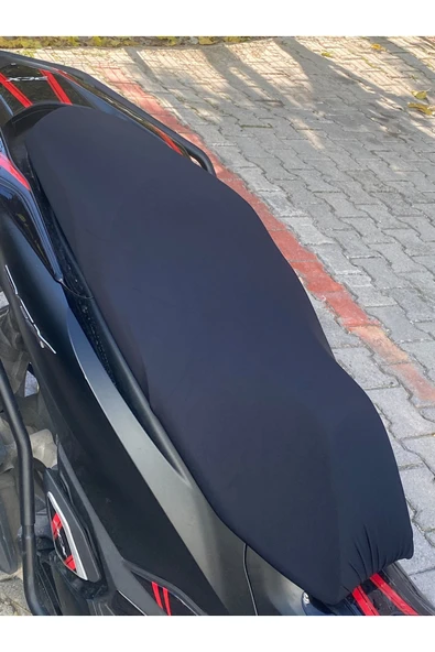 SCOOTER UNİVERSAL  HER MODELE UYUMLU KILIFI DÜZ SİYAH KALİTELİ - 2