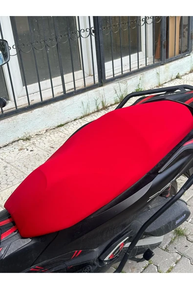 UNİVERSAL SCOOTER UYUMLU KIRMIZI KOLTUK KILIFI - 2