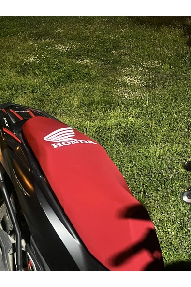 Honda Pcx,Dio,Activa S,SH Uyumlu 3'lü Siyah-Beyaz-Kırmızı Kampanyalı Koltuk Kılıfı - 6