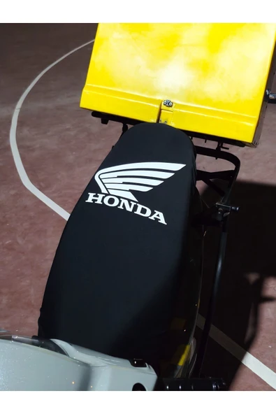 Activa Yeni Kasa , Sh Uyumlu Siyah Koltuk Kılıfı Baskılı