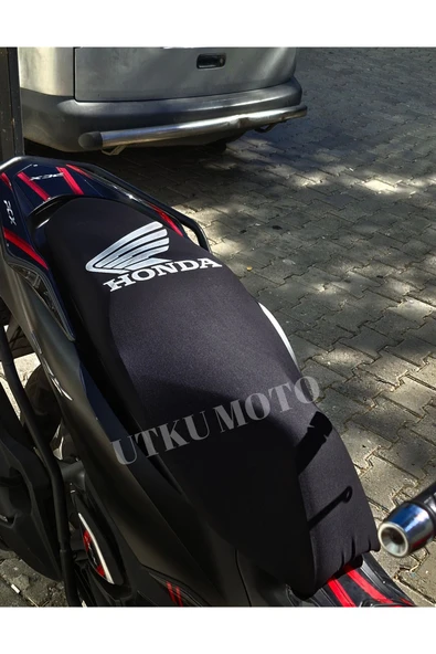 Pcx Tüm Yıllara Uyumlu Koltuk Kılıfı Siyah honda logolu anahtarlık hediyeli
